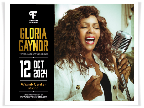 Gloria Gaynor con Never Can Say Goodbye en Madrid